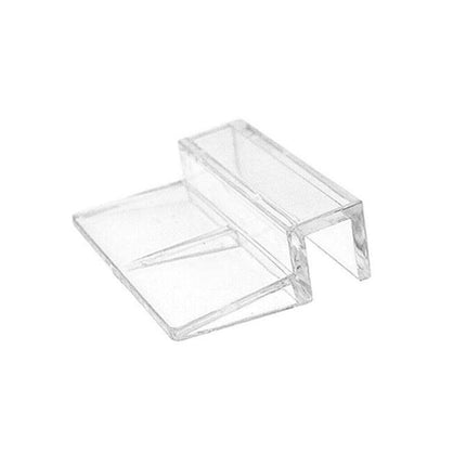 4Pcs Aquarium Fish Tank Glass Cover Support Holder Acrylic Clip Bracket 6/8/10/12mm - 10mm.
