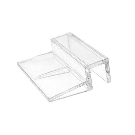 4Pcs Aquarium Fish Tank Glass Cover Support Holder Acrylic Clip Bracket 6/8/10/12mm - 10mm.