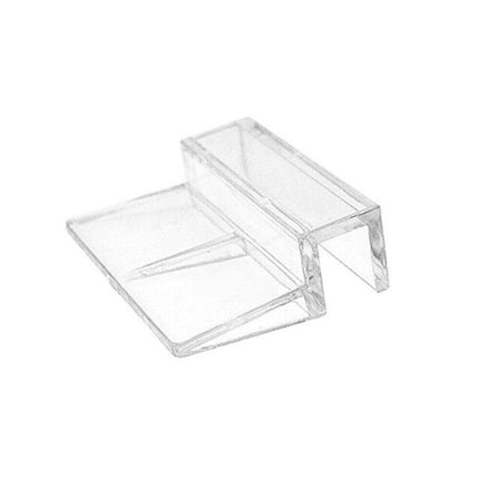4Pcs Aquarium Fish Tank Glass Cover Support Holder Acrylic Clip Bracket 6/8/10/12mm - 10mm.