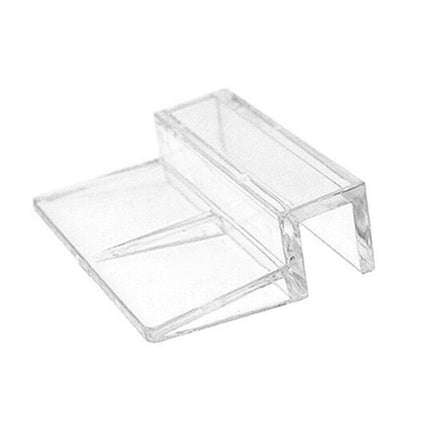 4Pcs Aquarium Fish Tank Glass Cover Support Holder Acrylic Clip Bracket 6/8/10/12mm - 10mm.