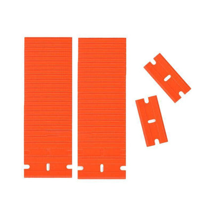 Plastic Razor Blade Scraper or Replacement Blades 10/20/30/50/100PCS Cleaning Tool - 1X Plastic Scraper.