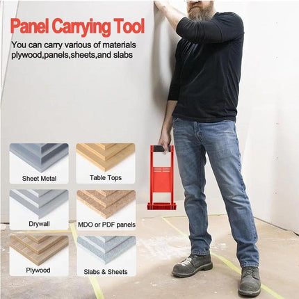Heavy Duty Panel Carrier Drywall Sheet Lifter Board Plywood Holder Lifting Tool.