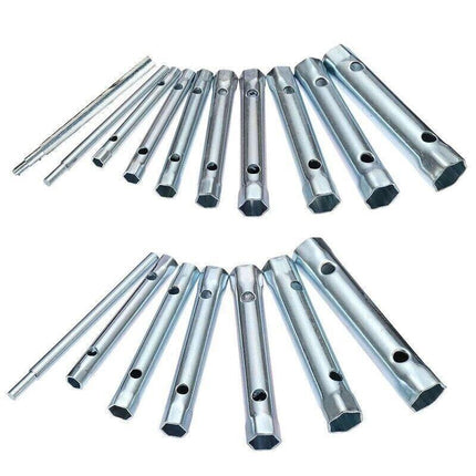 10PCS Spark Plug Wrench Set Hex Socket Spanner Tools for Bike Car and Home Use.