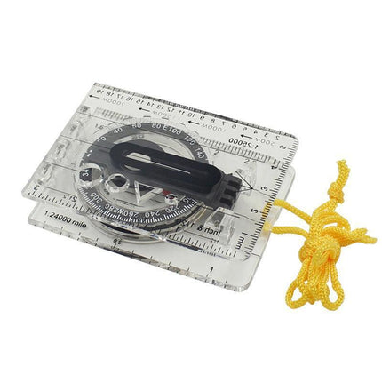 Baseplate Pocket Compass Military Orienteering Hiking Camping Maps Lensatic Army.