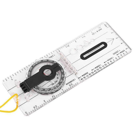 Baseplate Pocket Compass Military Orienteering Hiking Camping Maps Lensatic Army.