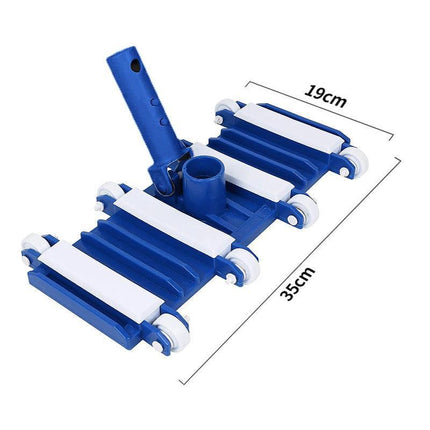 Heavy Duty Flexible Pool Vacuum Head with Wheels for 38mm Hose.