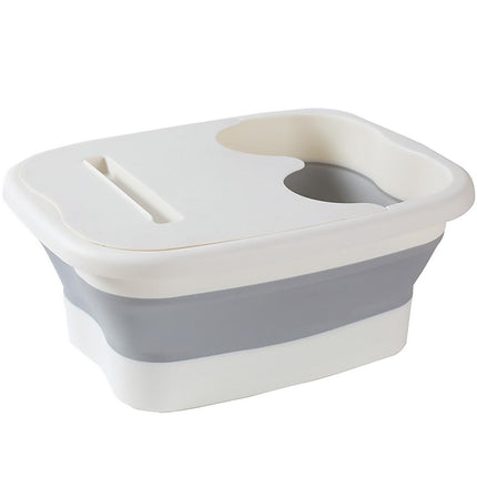 Foldable Foot Tub Portable Large Capacity Foot Basin for Home Bathroom Spa and Travel - Green.