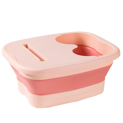 Foldable Foot Tub Portable Large Capacity Foot Basin for Home Bathroom Spa and Travel - Green.