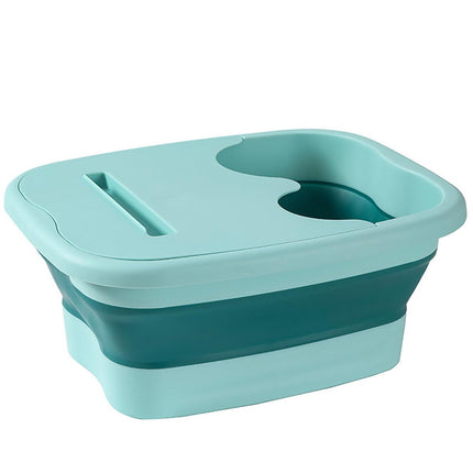 Foldable Foot Tub Portable Large Capacity Foot Basin for Home Bathroom Spa and Travel - Pink.