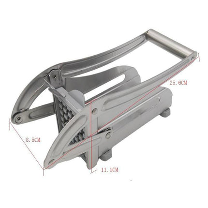 Chip Potato Chipper Maker French Fries Dicer Slicer Chopper Cutter and 2 Blades.