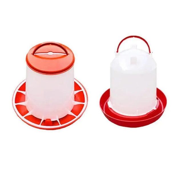 Durable Poultry Feeder and Waterer for Chicken and Chook Farming Use - Feeder.