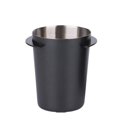 58mm Stainless Steel Coffee Catchers Coffee Maker Handle Accessories Durable Use - Black.