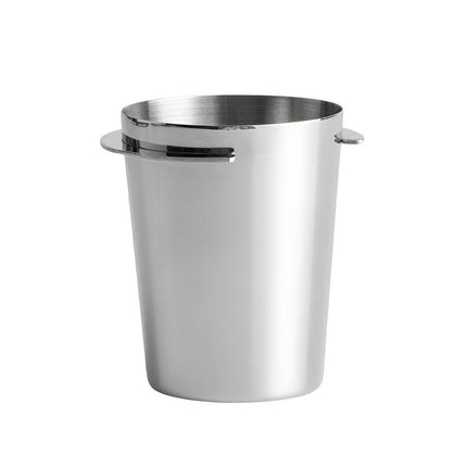 58mm Stainless Steel Coffee Catchers Coffee Maker Handle Accessories Durable Use - Black.