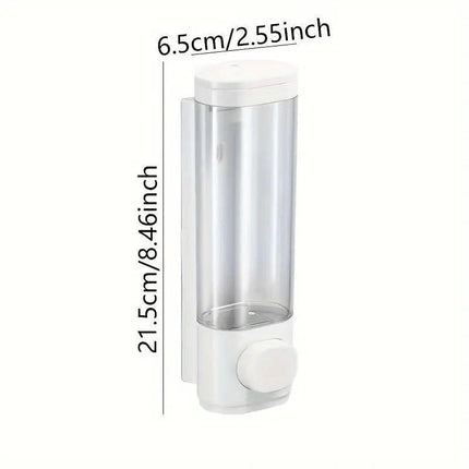 Wall Mounted Soap Dispenser Manual Press Shower Gel Bottle for Hand Sanitizer.