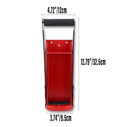 Can Crusher 12/16oz Beer Smasher Aluminium Recycling Wall Mount Bottle Opener - White.
