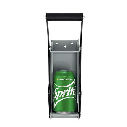 Can Crusher 12/16oz Beer Smasher Aluminium Recycling Wall Mount Bottle Opener - White.
