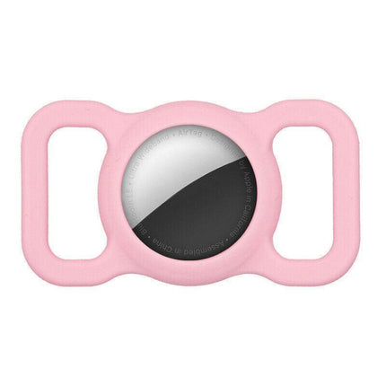 Silicone Collar Attachment Case Compatible with Tracking Device for Pets - Red.