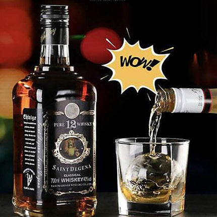 Large Ice Cube Tray Ball Maker Big Silicone Mold Sphere Whiskey Round Mould - Circular 6 grid.