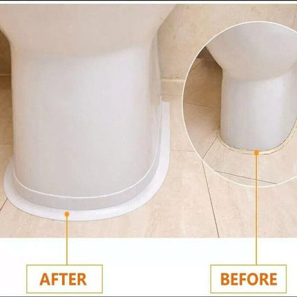 Kitchen Bathroom Sink Sealing Strip Waterproof Tape 3.2M White Easy to Clean White - 38mm*3.2m.