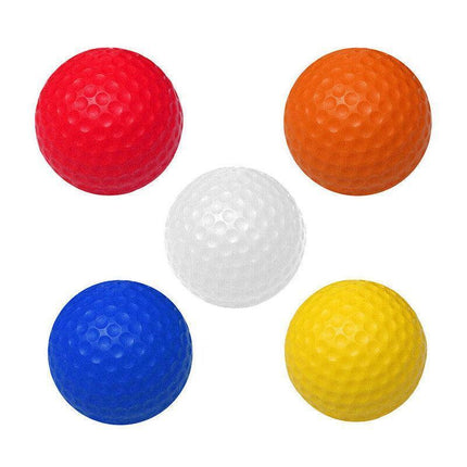 Indoor Outdoor Golf Training Foam Balls 12 Pack PU Soft Practice Accessories - Mixed.