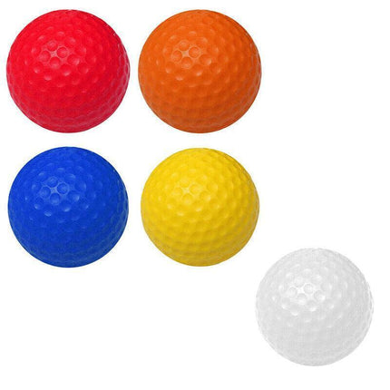 Indoor Outdoor Golf Training Foam Balls 12 Pack PU Soft Practice Accessories - Mixed.