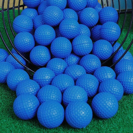 Indoor Outdoor Golf Training Foam Balls 12 Pack PU Soft Practice Accessories - Orange.
