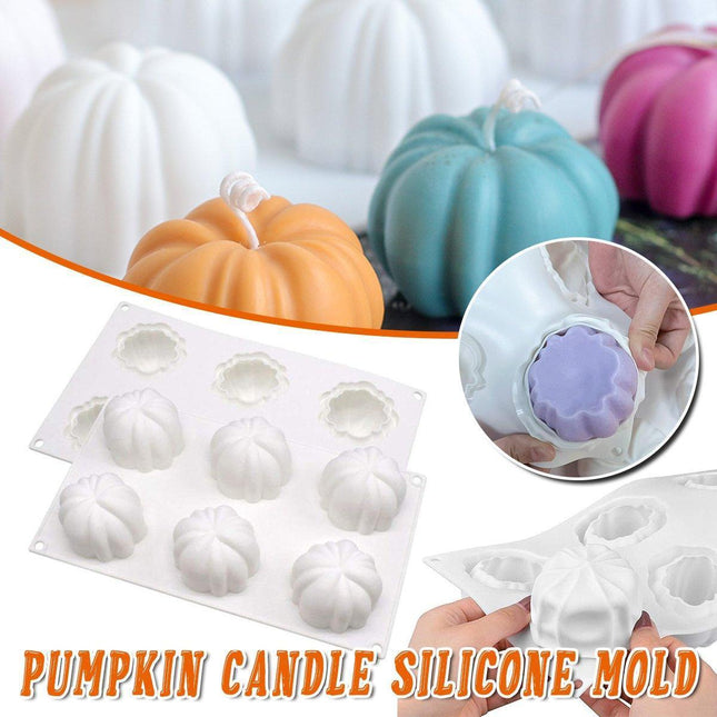 Halloween Silicone Chocolate Cake Mold Pumpkin Mold Baking DIY Handmade Soap.