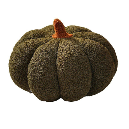 Soft Plush Pumpkin Pillow Cushion Sofa Living Room Bay Window Decor Indoor Toy - Orange.