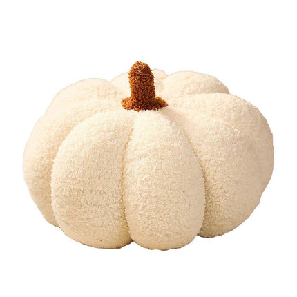 Soft Plush Pumpkin Pillow Cushion Sofa Living Room Bay Window Decor Indoor Toy - Orange.
