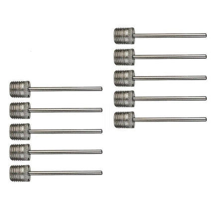 Stainless Steel Ball Pump Needle Inflator Pin for Football Basketball Volleyball - 10PCS.