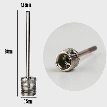 Stainless Steel Ball Pump Needle Inflator Pin for Football Basketball Volleyball - 3PCS.