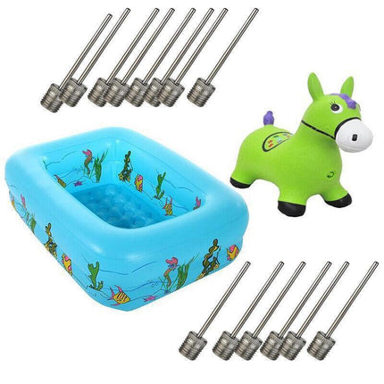 Stainless Steel Ball Pump Needle Inflator Pin for Football Basketball Volleyball - 3PCS.