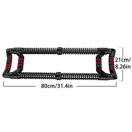 Arm Trainer Pull Press Bar 100kg Resistance Chest Abdomen Home Fitness Equipment.