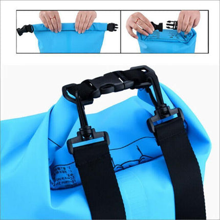 Yellow Waterproof Bag Dry Sack Fishing Camping Canoeing Outdoor 2/5/10/15/20/30 L - 10L.