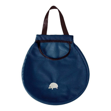Vegetable Onion Potato Hanging Bag Kitchen Garlic Ginger Mesh Storage Bag - Dark Blue.