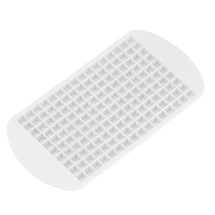 160 Grids Silicone Ice Cube Tray Ice Maker Mold Mini Frozen Cubes for Drink DIY - Red.