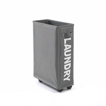 Large Foldable Laundry Washing Clothes Storage Bag Hamper Basket Bin Organiser - Navy.