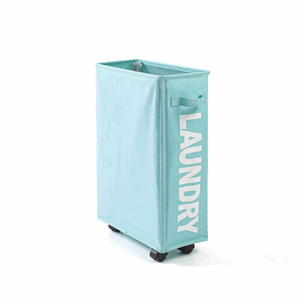 Large Foldable Laundry Washing Clothes Storage Bag Hamper Basket Bin Organiser - Navy.