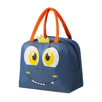 Oxford Portable Insulated Thermal Cooler Lunch Box Carry Picnic Case Storage Bag - Navy.