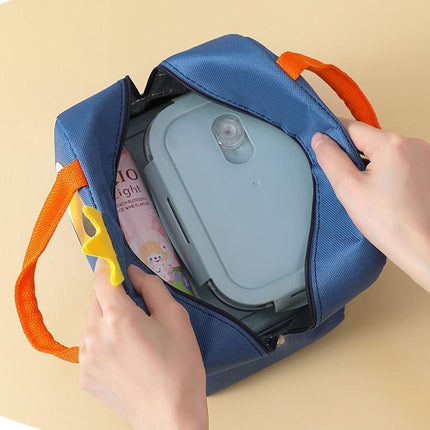 Oxford Portable Insulated Thermal Cooler Lunch Box Carry Picnic Case Storage Bag - Rose Red.