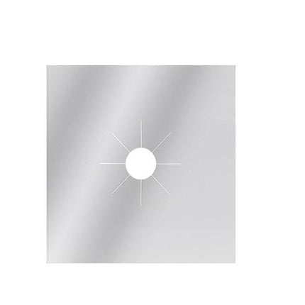 Gas Stove Burner Covers Reusable Hob Protectors Non Stick Liner Pad 4 Pcs - 4 PCS Silver.