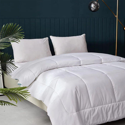 Luxury Hotel Quilt Core – Soft Microfiber Down Alternative Comforter for All Seasons - 210x210cm-Cotton.
