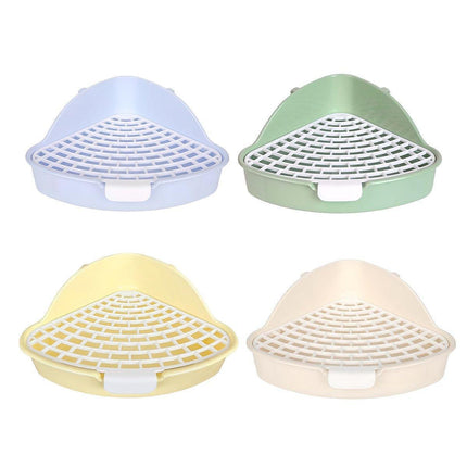 Rabbit Litter Box And Small Animals Pet Toilet Pee Pad Supplies Potty Rabbit - Green.