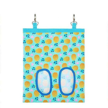 Hay Bag Guinea Pig Rabbit Feeding Bag Animal Hay Feeder Bag Hanging Feeder - Yellow.