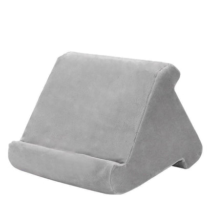 Tablet Pillow Stands For iPad Book Reader Holder Rest Laps Reading Cushion - Blue.
