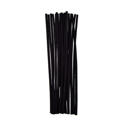 Premium Quality Reed Diffuser Reeds Rattan Stick 3x260mm Black - 20pcs.