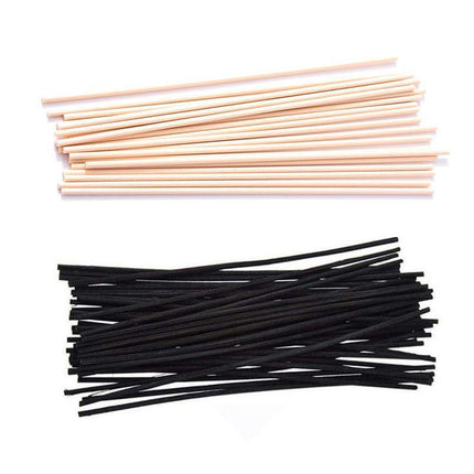 Premium Quality Reed Diffuser Reeds Rattan Stick 3x260mm Black - 20pcs.