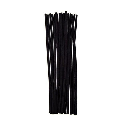 Premium Quality Reed Diffuser Reeds Rattan Stick 3x260mm Black - 20pcs.