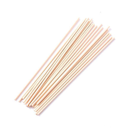 Premium Quality Reed Diffuser Reeds Rattan Stick 3x260mm Wood Colour - 10pcs.