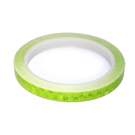 8m Reflective Tape for Bikes Cars Motorcycles Waterproof High Visibility Strip - Black-Yellow.
